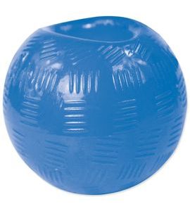 Hračka DOG FANTASY Strong míček gumový modrý 6,3 cm