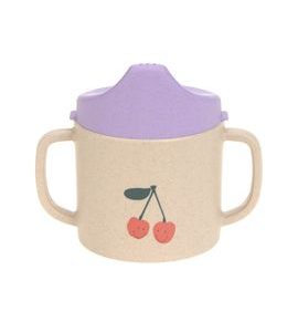 LÄSSIG BABIES SIPPY CUP PP/CELLULOSE HAPPY FRUITS CHERRY - DĚTSKÉ HRNEČKY - KRMENÍ