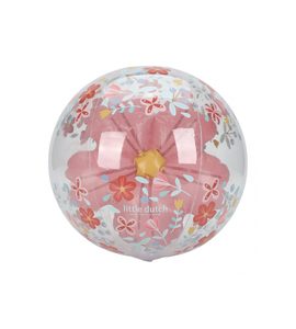 LITTLE DUTCH NAFUKOVACÍ MÍČ 3D PINK FLOWERS - LITTLE DUTCH - PRO DĚTI