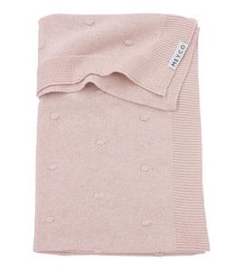 MEYCO DEKA MINI KNOTS - SOFT PINK - DĚTSKÉ DEKY PRO MIMINKA - SPINKÁNÍ