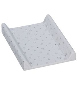SCARLETT PŘEBALOVACÍ PODLOŽKA S PEVNOU VLOŽKOU HVĚZDIČKA 70X50CM BÍLÁ - PŘEBALOVACÍ PODLOŽKY - PŘEBALOVÁNÍ