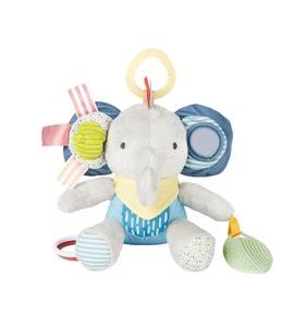 SKIP HOP HRAČKA ZÁVĚSNÁ AKTIVNÍ BANDANA BUDDIES SLON 0M+ - HRAČKY K ZAVĚŠENÍ - PRO DĚTI