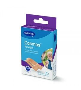 HARTMANN COSMOS PRUŽNÁ 20 X 60 MM (12X) 20 X 80 MM (8X) 20 KS - NÁPLASTI - KOUPÁNÍ A ZDRAVÍ