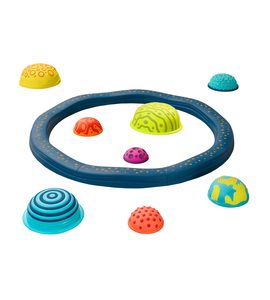 B-TOYS PŘEKÁŽKOVÁ DRÁHA SE STUPÍNKY BALANCE PLANET HOPPER - STAVEBNICE A PUZZLE - PRO DĚTI