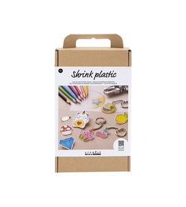 CREATIV COMPANY KREATIVNÍ SADA PŘÍVĚSKY ZE SMRŠŤOVACÍ FÓLIE - VÝTVARNÉ POMŮCKY A HRAČKY - PRO DĚTI