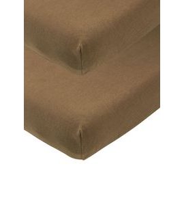MEYCO ŽERZEJOVÉ PROSTĚRADLO 40X80/90 - CHOCOLATE - PROSTĚRADLA - SPINKÁNÍ