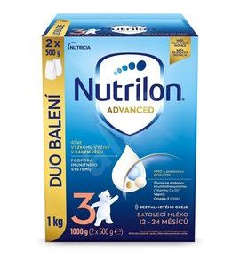 NUTRILON 3 BATOLECÍ MLÉKO ADVANCED 1KG - KOJENECKÁ MLÉKA - KRMENÍ