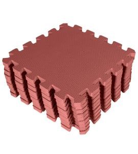 BABY DAN HRACÍ PODLOŽKA PUZZLE WARM ROSE 90X90 CM - HRACÍ PODLOŽKY NA ZEM - SPINKÁNÍ