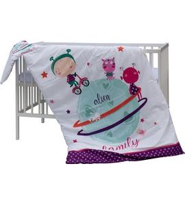 SCARLETT DĚTSKÁ POSTÝLKA S KOMPLETNÍ VÝBAVOU SCARLETT 120 X 60 CM - MOLY - DŘEVĚNÉ POSTÝLKY - SPINKÁNÍ