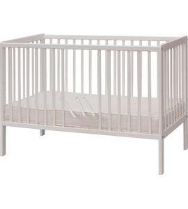 SCARLETT DĚTSKÁ POSTÝLKA S VYNDAVACÍMI PŘÍČKAMI DOMINIK (BOROVICE) BÍLÁ 120X60CM - DŘEVĚNÉ POSTÝLKY - SPINKÁNÍ