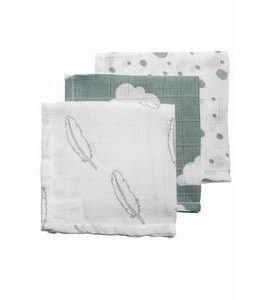 MEYCO PLENA-ŽÍNKA FEATHERS-CLOUDS-DOTS STONE GREEN/WHITE - ŽÍNKY A HOUBIČKY - KOUPÁNÍ A ZDRAVÍ