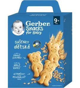 GERBER SNACKS DĚTSKÉ SUŠENKY 180 G - TYČINKY/SUŠENKY - KRMENÍ