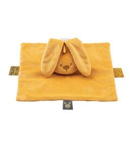 NATTOU MAZLÍČEK LAPIDOU OCHER 28 X 28 CM - USÍNÁČCI MAZLÍCÍ - PRO DĚTI