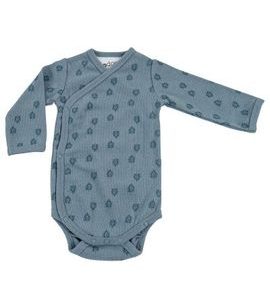 LODGER ROMPER LONG SLEEVES PRINT RIB OCEAN VEL. 68 - BODY - PRO DĚTI