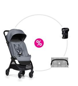 BUMPRIDER CONNECT MINI KOČÁREK GREY - GOLFOVÉ KOČÁRKY - KOČÁRKY A PŘÍSLUŠENSTVÍ