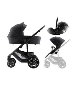 BRITAX-RÖMER SET KOČÁREK SMILE 5Z + HLUBOKÁ KORBA + AUTOSEDAČKA BABY-SAFE PRO STYLE - TROJKOMBINACE - KOČÁRKY A PŘÍSLUŠENSTVÍ