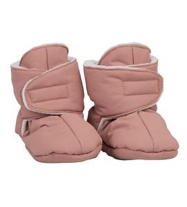 VOKSI BABY BOOTIES BLUSH PINK / LIGHT GREY 0-1R - KOJENECKÉ CAPÁČKY - PRO DĚTI