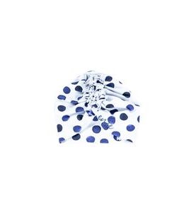 ENIE BABY TURBAN - DĚTSKÁ ČEPICE 9-12M BLUE CIRCLE - ČEPIČKY A KLOBOUČKY - PRO DĚTI
