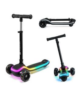 KINDERKRAFT KOLOBEŽKA TŘÍKOLOVÁ RAKET BLACK - VOZÍTKA A ODRÁŽEDLA - PRO DĚTI