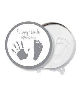 HAPPY HANDS 2D HEART SILVER/WHITE - DEKORACE A POLIČKY - SPINKÁNÍ