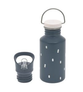 LÄSSIG BOTTLE STAINLESS STEEL HAPPY PRINTS MIDNIGHT BLUE - TERMOOBALY A TERMOSKY - KRMENÍ