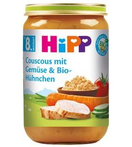 HIPP BIO KUSKUS SE ZELENINOU A KUŘECÍM MASEM - MASO/ZELENINA - KRMENÍ