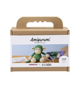 CREATIV COMPANY SADA NA HÁČKOVÁNÍ AMIGURUMI OPIČKA - NAVLÉKÁNÍ - PRO DĚTI