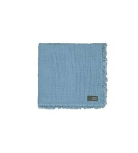 VINTER & BLOOM DEKA FEATHER MUSLIN ORGANIC DIM BLUE - DĚTSKÉ DEKY PRO MIMINKA - SPINKÁNÍ