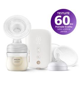 PHILIPS AVENT ODSÁVAČKA MATEŘSKÉHO MLÉKA ELEKTRONICKÁ PREMIUM DOBÍJECÍ - ODSÁVAČKY MATEŘSKÉHO MLÉKA - KRMENÍ