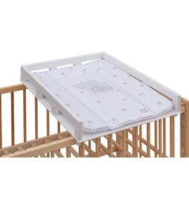 SCARLETT PŘEBALOVACÍ PULT OGY NA POSTÝLKU BÍLÝ S PŘEBALOVACÍ PODLOŽKOU SLON BÍLÁ - PŘEBALOVACÍ PULTY - PŘEBALOVÁNÍ