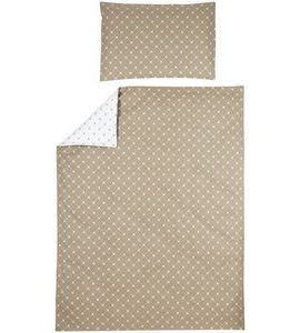 MEYCO POVLEČENÍ 100X135 CM - LOUIS TAUPE - POVLEČENÍ DO POSTÝLKY - SPINKÁNÍ