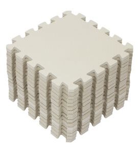 RIALTO BABY HRACÍ PODLOŽKA PUZZLE LIGHT BEIGE 120X120CM - HRACÍ PODLOŽKY NA ZEM - SPINKÁNÍ