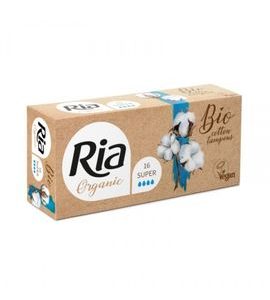 HARTMANN RIA ORGANIC SUPER ●●●●○ PŘI SILNÉ MENSTRUACI 16 KS - TAMPÓNY A VLOŽKY - PRO MAMINKY