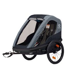 HAMAX AVENIDA ONE - JEDNOMÍSTNÝ VOZÍK ZA KOLO VČ. RAMENA + KOČÁRKOVÝ SET MODRÁ, ODPRUŽENÝ - VOZÍKY ZA KOLO - NOŠENÍ & SPORT