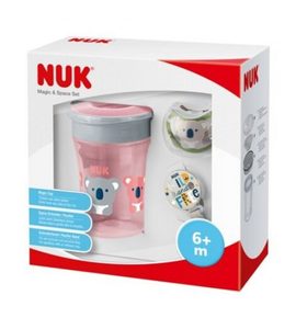 NUK MAGIC CUP SPACE SET 6M+ - VÝHODNÉ SADY - KRMENÍ