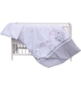 SCARLETT DĚTSKÁ POSTÝLKA S KOMPLETNÍ VÝBAVOU SCARLETT GUSTO 120 X 60 CM - RŮŽOVÁ - DŘEVĚNÉ POSTÝLKY - SPINKÁNÍ