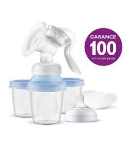 PHILIPS AVENT ODSÁVAČKA MATEŘSKÉHO MLÉKA MANUÁLNÍ S VIA SYSTÉMEM - ODSÁVAČKY MATEŘSKÉHO MLÉKA - KRMENÍ