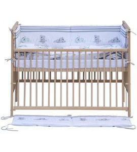 SCARLETT SOUPRAVA DO POSTÝLKY 10-DÍLNÁ PATRIK TYRKYSOVÁ 100X135CM - POVLEČENÍ DO POSTÝLKY - SPINKÁNÍ