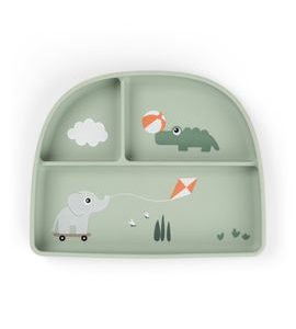 DONE BY DEER STICK AND STAY JÍDELNÍ TALÍŘ PLAYGROUND - MISKY, TALÍŘKY A PODLOŽKY - KRMENÍ