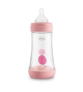 CHICCO LÁHEV KOJENECKÁ PERFECT 5 SILIKON 240ML DÍVKA - FLAŠTIČKY HRNČEKY - KRMENÍ