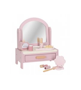 LITTLE DUTCH TOALETNÍ STOLEČEK DŘEVĚNÝ PINK - LITTLE DUTCH - PRO DĚTI