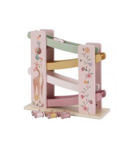 LITTLE DUTCH ZÁVODNÍ DRÁHA S AUTÍČKY FAIRY GARDEN - AUTODRÁHY A GARÁŽE - PRO DĚTI