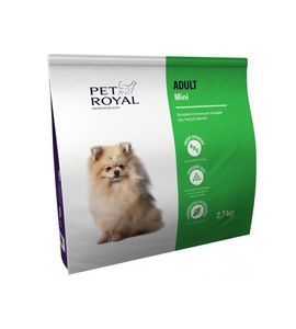 PET ROYAL ADULT MINI 2,7KG - GRANULE PRO PSY - CHOVATELSKÉ POTŘEBY MALVÍKZOO