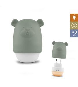 ZAZU MEDVÍDEK BENNY ZELENÝ - NOČNÍ SVĚTLO SE SENZOREM SOUMRAKU - NOČNÍ SVĚTLA - SPINKÁNÍ