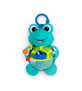BABY EINSTEIN HRAČKA AKTIVNÍ NA C KROUŽKU ŽELVA NEPTUNE’S SENSORY SIDEKICK™ 0M+ - HRAČKY SE ZVUKY - PRO DĚTI