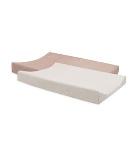 JOLLEIN POTAH NA PŘEBALOVACÍ PODLOŽKU 50X70CM 2 KS FROTÉ WILD ROSE/IVORY - POTAHY NA PŘEBALOVACÍ PODLOŽKY - PŘEBALOVÁNÍ