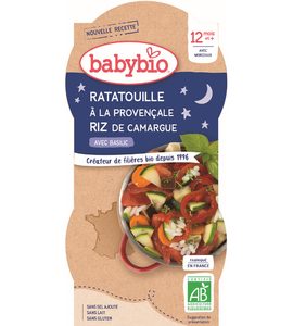 BABYBIO RATATOUILLE S RÝŽÍ 2X200 G - MASO/ZELENINA - KRMENÍ