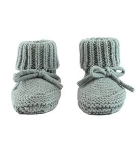 LODGER SLIPPER FOLKLORE MERINO WOOL SILK 0 - 6 MĚSÍCŮ - BOTIČKY - PRO DĚTI