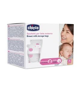 CHICCO SÁČKY NA MATEŘSKÉ MLÉKO 250ML 30KS - USKLADNĚNÍ MATEŘSKÉHO MLÉKA - KRMENÍ