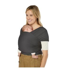 ERGOBABY ŠÁTEK KNIT BABY WRAP - SOFT BLACK - KLOKANKY A ŠÁTKY - NOŠENÍ & SPORT